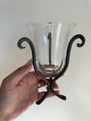 Iron Tripod Votive Candle Holder