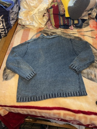 JP vintage mixed-media sweater jacket Size L/G
