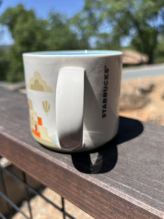 12F Starbucks Coffee Mug New Mexico You Are Here Cup 2015 Hot Air Balloons MTS|67981