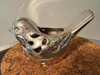 Bird Potpourri Silver Bowl MTS