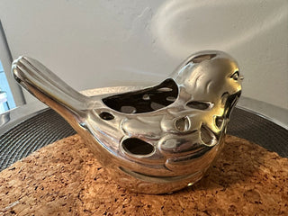 Bird Potpourri Silver Bowl MTS