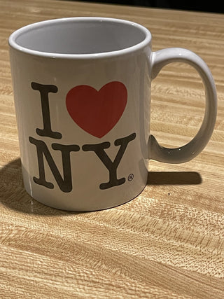 Vtg I Heart New York White Mug--SP MTS