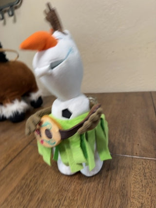 Frozen Snowman Olaf Plush Hawaiian Hula Luau Skirt Ukulele