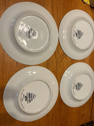 Currier & Ives Four Seasons (set of four) Plates RSV