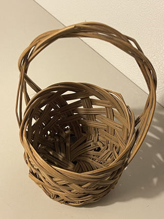 7.5" Vtg Small Basket w/ Handle--SP MTS