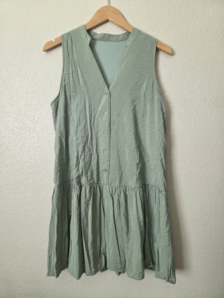 Sage drop waist dress RSV|163887