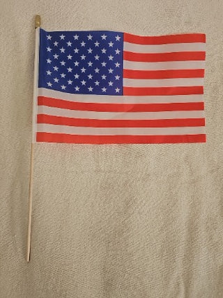 US Flag on a stick