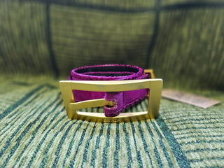 Escada Purple Suede Belt|84062