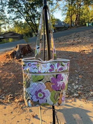 Vera Bradley Portobello Road pattern quilted tote bag