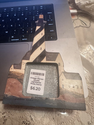 Vintage Warren Kimble Lighthouse Photo Frame #47 VV MTS