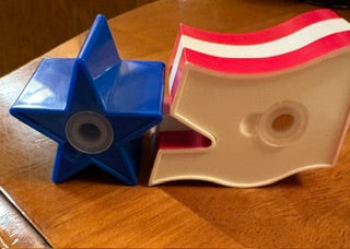 Vntg Avon Stars & Stripes Salt and Pepper