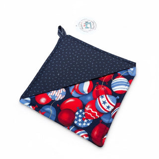 Potholders - 4th of July Ballons