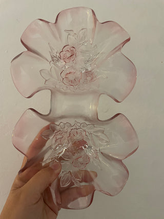 Mikasa  double flower candy dish