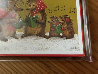 Vintage Christmas Cards, Pack of 14, No Envelopes B-18 MTS|131566