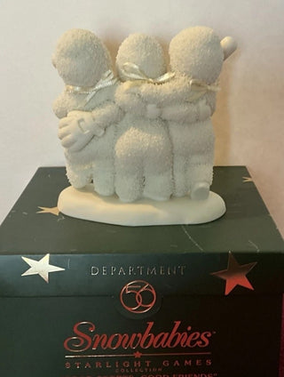 Snowbabies Dept. 56 Good Sports, Good Friends Starlight Games #62 VV MTS|95133