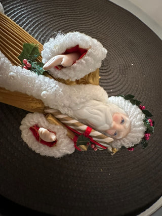 Ornament Gold Santa MTS|89911