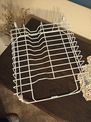 Vintage Rubbermaid Dish Drainer, White, RCD