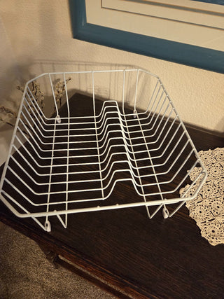 Vintage Rubbermaid Dish Drainer, White, RCD