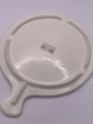 Italian ceramic tray with pomegranates RSV|51697