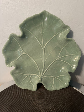 Oakleaf Platter Green Hull 14inch MTS|76284