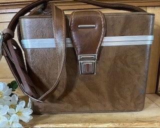 1970's Brown Vinyl Leather Camera Case RCD|80253