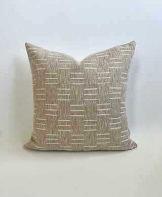 Beige dash pillow cover only 18x18|70937