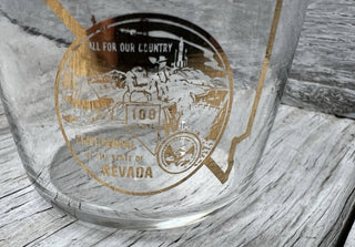Vintage Coors Banquet Sm 6 oz Beer Tasting Glass NV Nevada Centinnial Breweriana #47 VV MTS