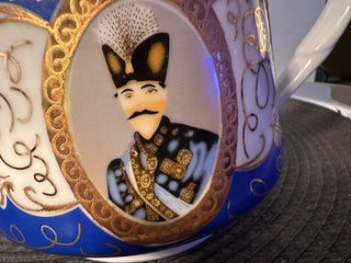 Teapot Emperor Blue Gold MTS
