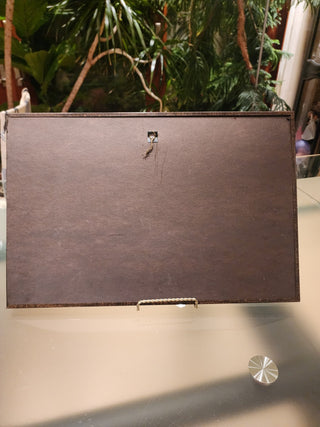 1970s Painting Venice on Cardboard w/ metal frame RSV