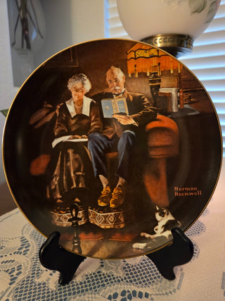 Norman Rockwell "Evening's Ease" Collector's Plate, RCD|144887