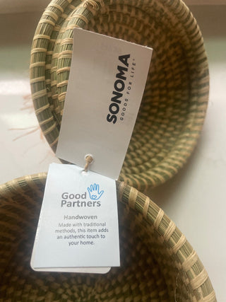Woven Basket with Lid-RSV