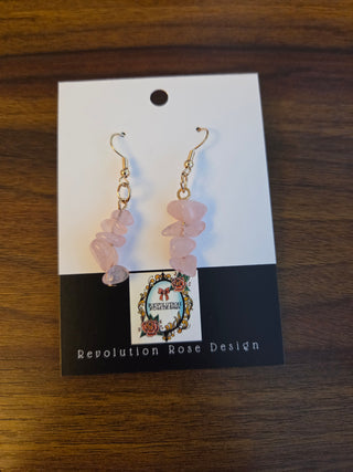 Rose Quartz Earrings