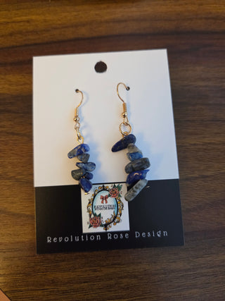 Lapis Lazuli Dangle Earrings