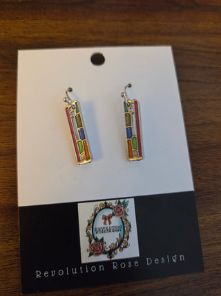 Stained Glass Insp. Earrings