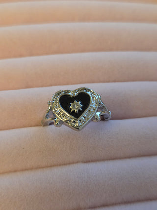 Silver Heart Ring
