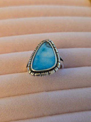 Silver w/ Blue Stone Ring