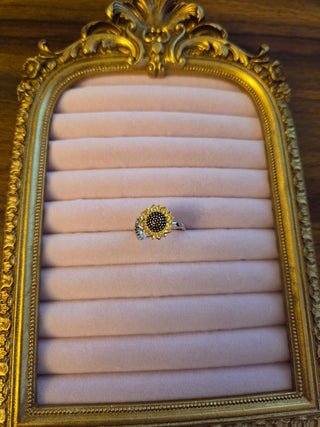 Sunflower Spinning Ring