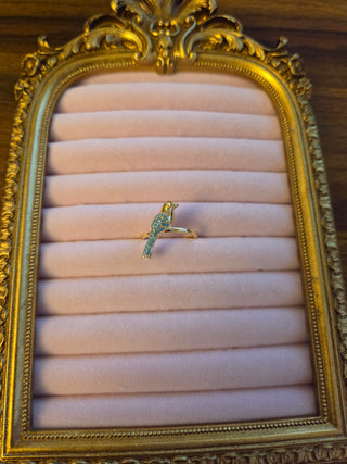 Jeweled Bird Ring