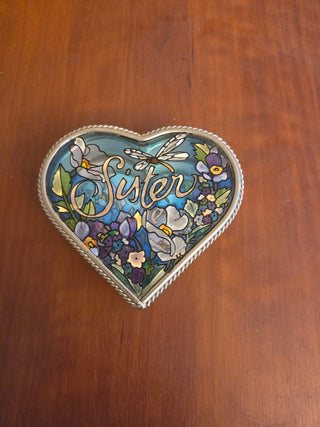 Stained Glass "Sister" Trinket Box