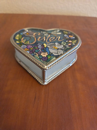 Stained Glass "Sister" Trinket Box