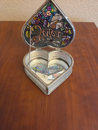 Stained Glass "Sister" Trinket Box