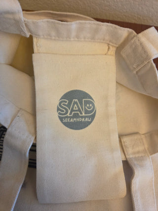 Canvas Book Tote Bag