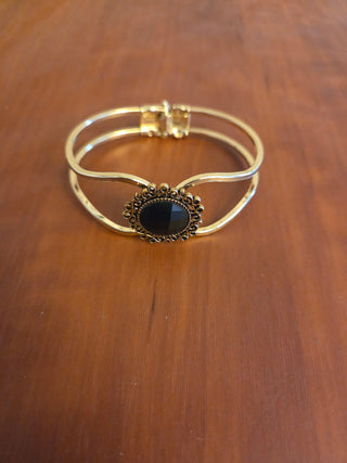 Unique Gold Plated Clasp Bracelet
