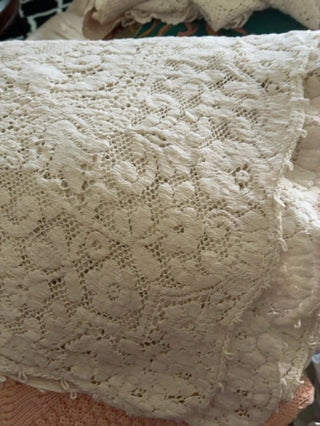 Lace fabric hand crochet