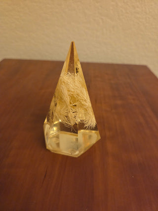 Handmade Resin Pyramid Ring Holder