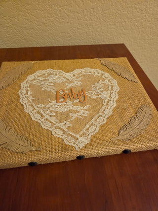 Burlap & Lace "Baby" Decor