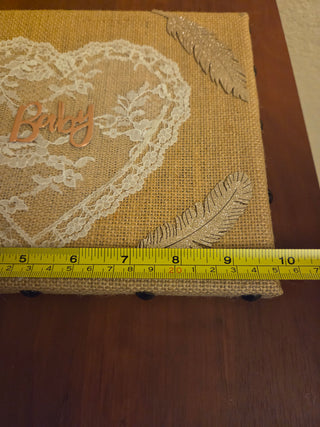 Burlap & Lace "Baby" Decor