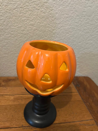 Small Pumpkin Candle Holder|111723