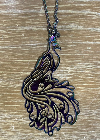 rainbow stainless steel peacock 24" chain RSV