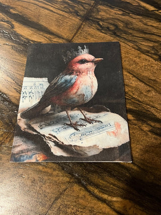 Crowned Bird 8x10 Thin 8x10 Canvas Picture RSV